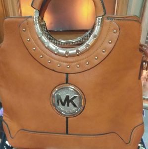 Genuine leather mk bag
